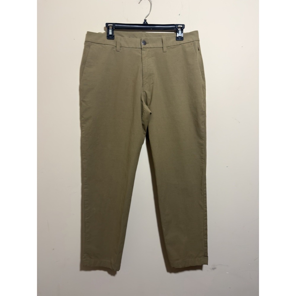Lululemon Men's ABC Slim Trouser Pants 34x28 Beige Versa Twill Chino LM5B67S